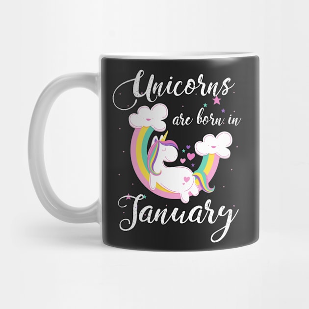 Unicorns Are Born In January by helloshirts